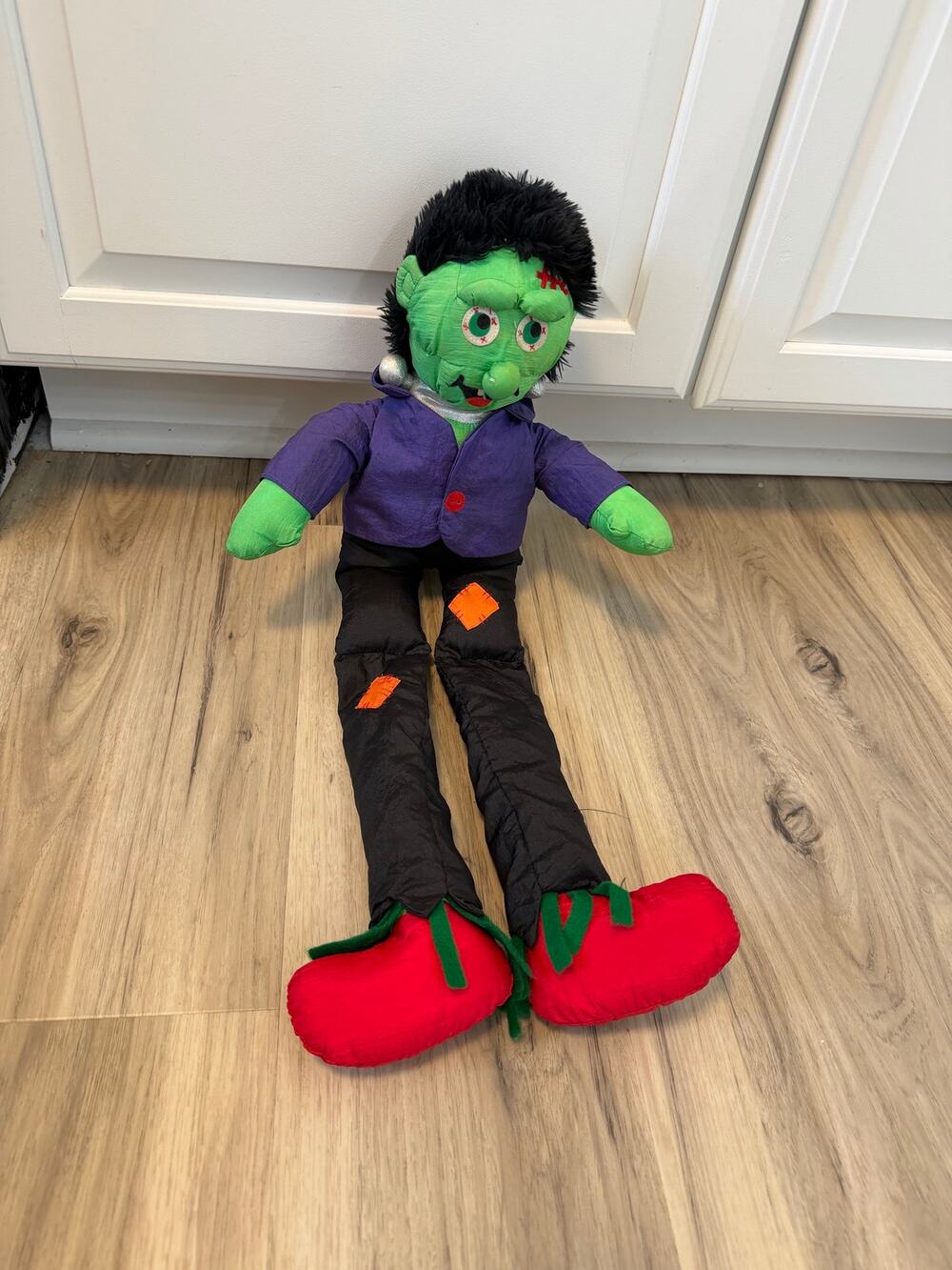 Vintage 1994 International Silver Company Frankenstein Parachute Plush Halloween
